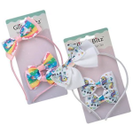 Unicorn Alice Band & Bows Set 